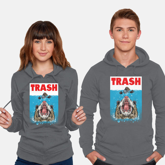 Trash-unisex pullover sweatshirt-zascanauta