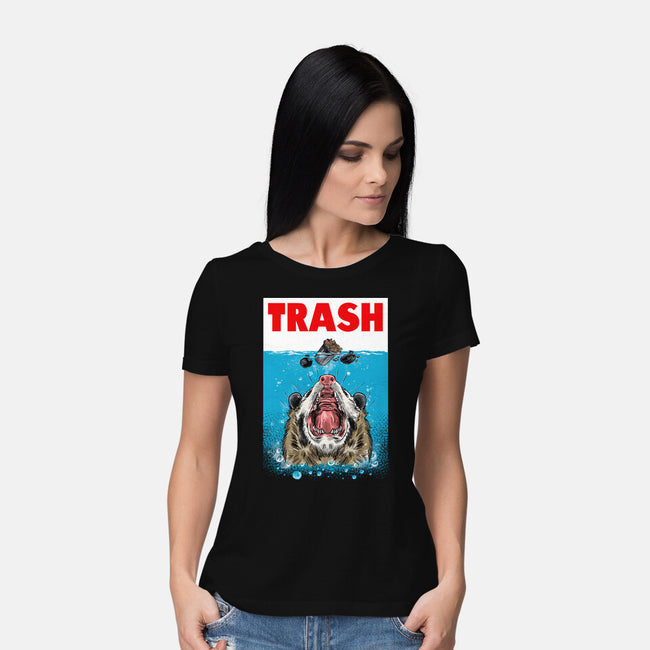 Trash-womens basic tee-zascanauta