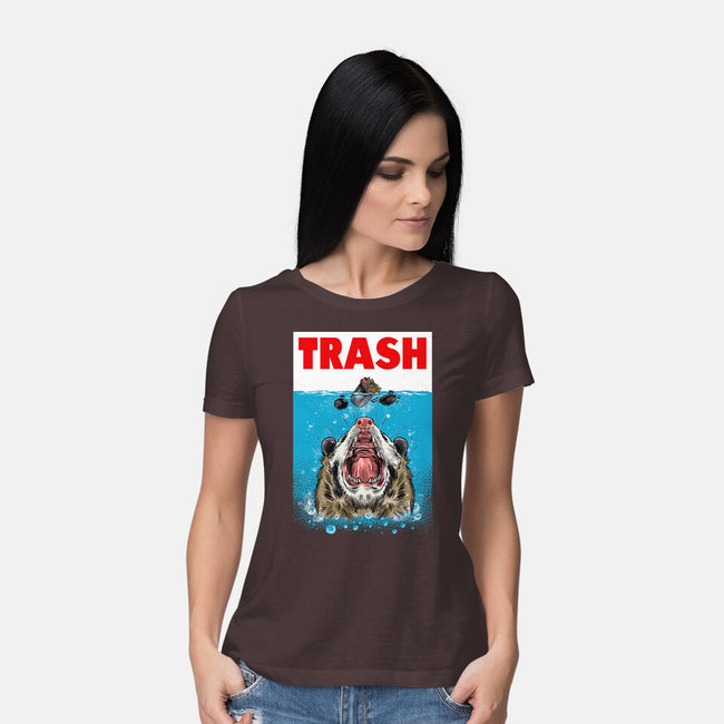 Trash-womens basic tee-zascanauta