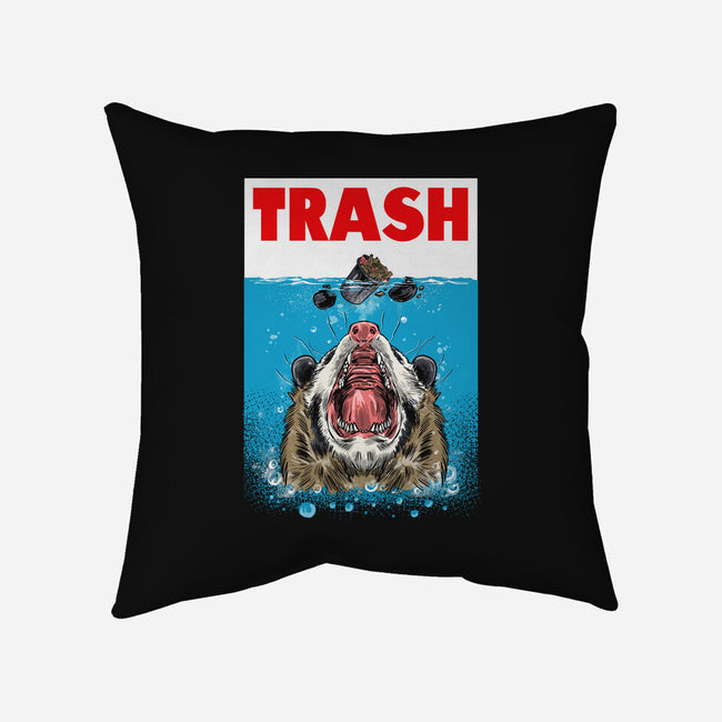 Trash-none removable cover w insert throw pillow-zascanauta