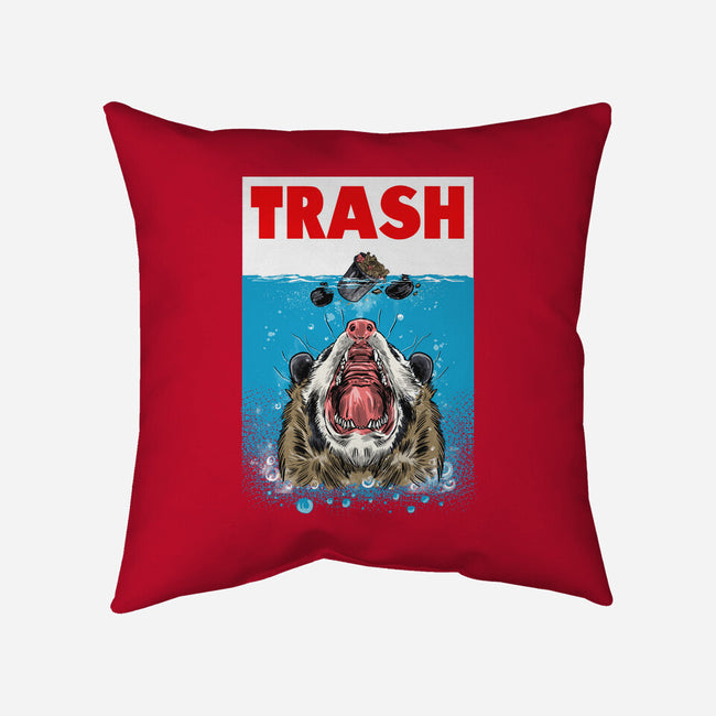 Trash-none removable cover w insert throw pillow-zascanauta
