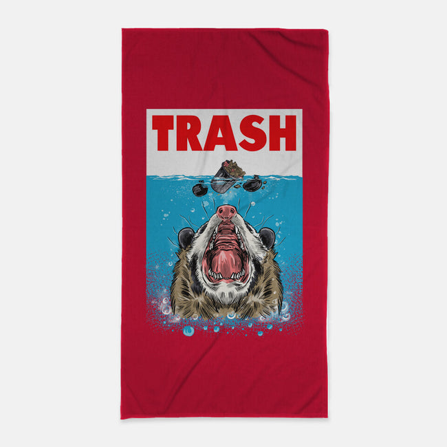 Trash-none beach towel-zascanauta