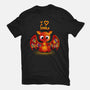 Dragon Shelf-womens fitted tee-erion_designs