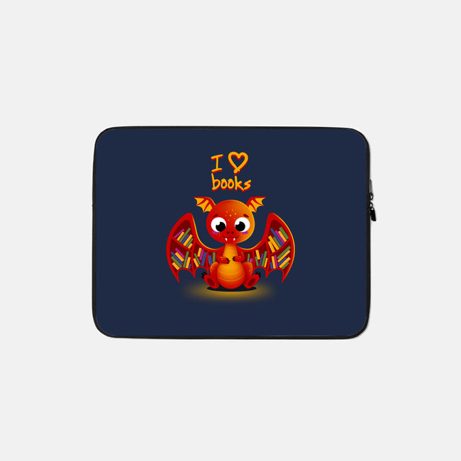 Dragon Shelf-none zippered laptop sleeve-erion_designs