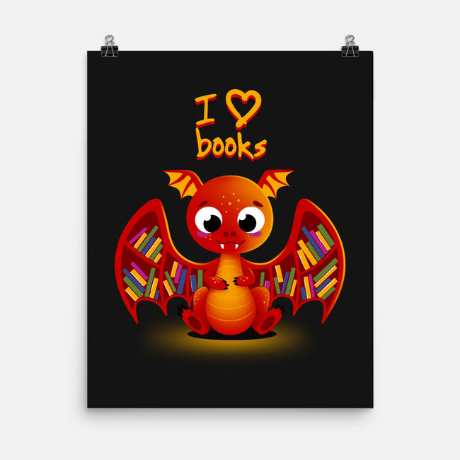 Dragon Shelf-none matte poster-erion_designs