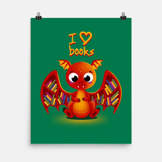 Dragon Shelf-none matte poster-erion_designs