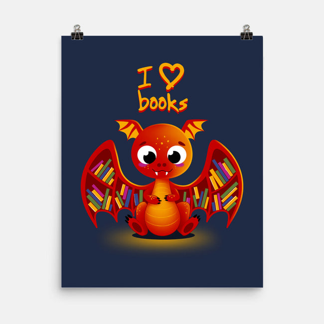 Dragon Shelf-none matte poster-erion_designs