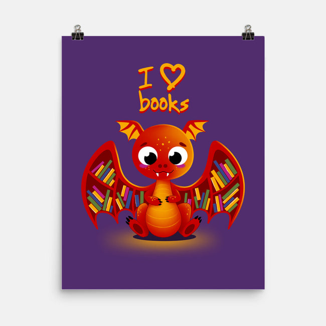 Dragon Shelf-none matte poster-erion_designs