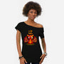 Dragon Shelf-womens off shoulder tee-erion_designs