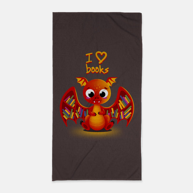 Dragon Shelf-none beach towel-erion_designs