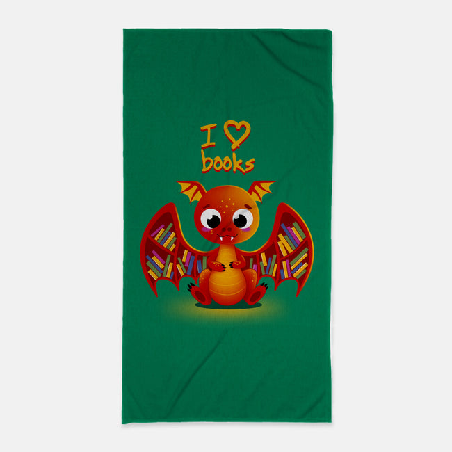 Dragon Shelf-none beach towel-erion_designs