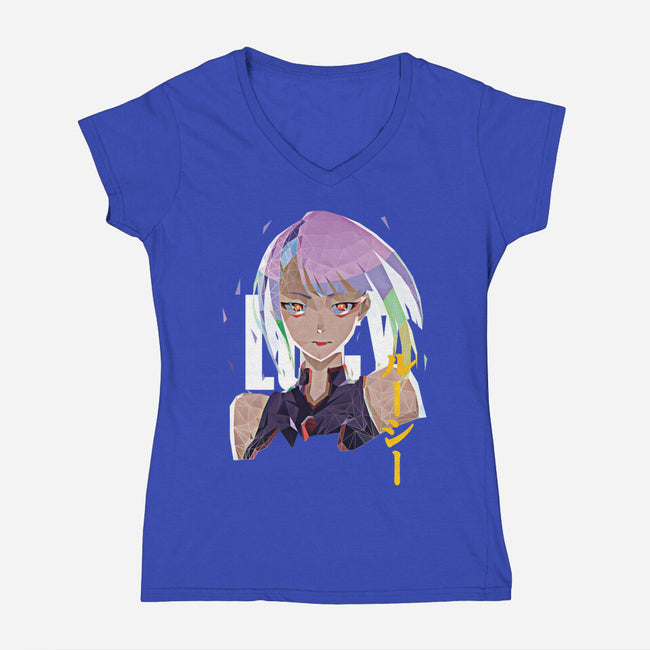 The Cyber-womens v-neck tee-Jackson Lester