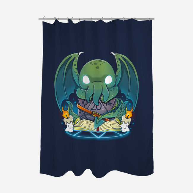Demon Dice-none polyester shower curtain-Vallina84