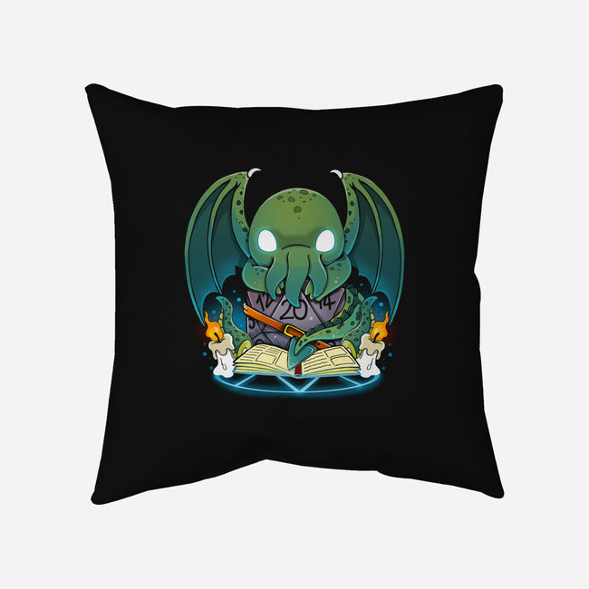 Demon Dice-none removable cover w insert throw pillow-Vallina84