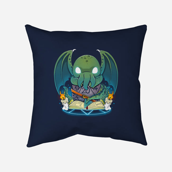 Demon Dice-none removable cover w insert throw pillow-Vallina84