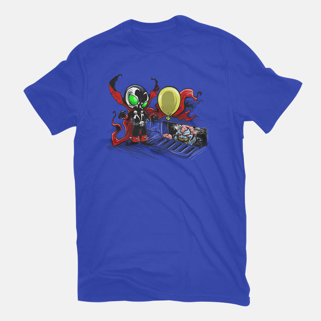 All Spawns Float Down Here-womens fitted tee-zascanauta