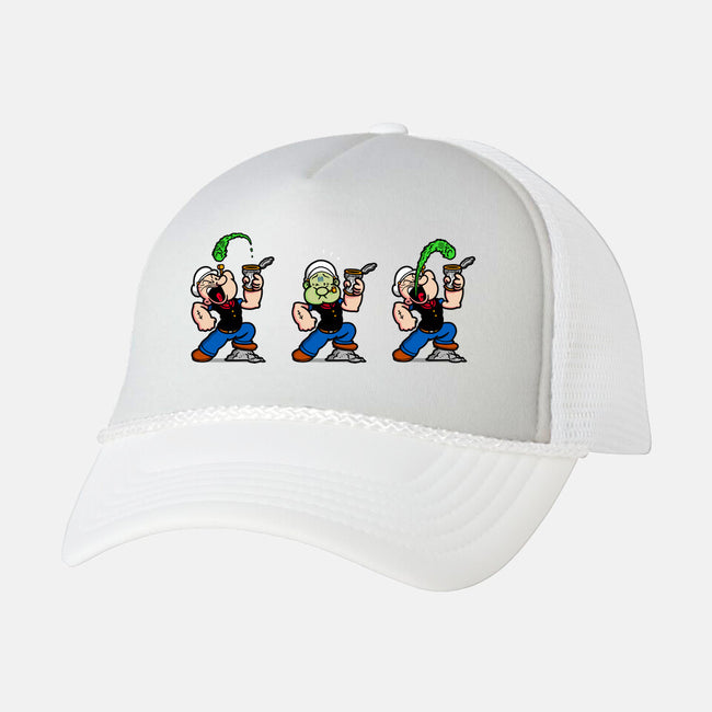 Nobody Likes Spinach-unisex trucker hat-Raffiti