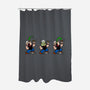 Nobody Likes Spinach-none polyester shower curtain-Raffiti