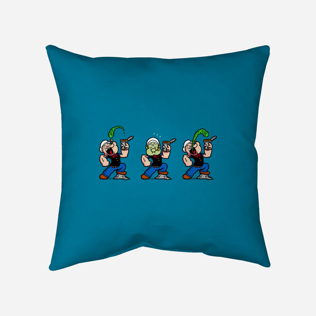 Nobody Likes Spinach-none removable cover w insert throw pillow-Raffiti