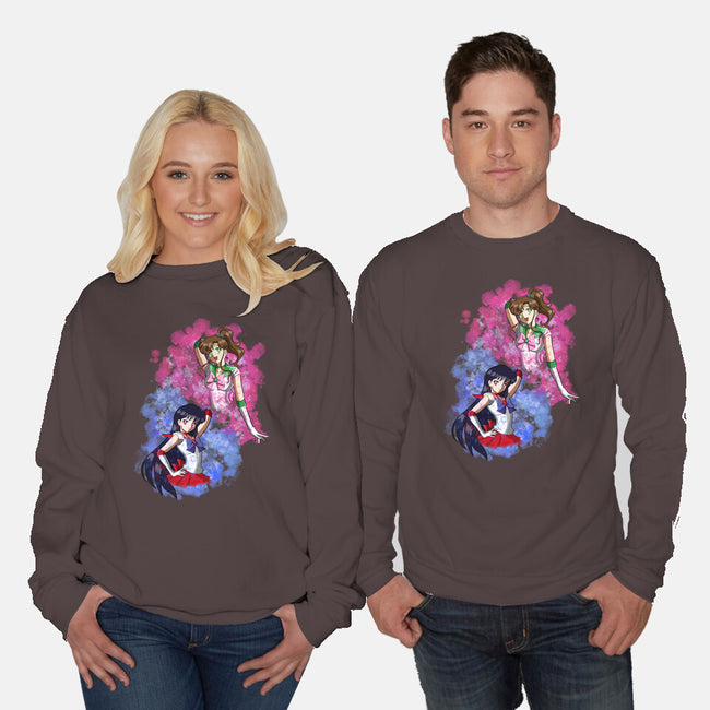 Mars And Jupiter-unisex crew neck sweatshirt-nickzzarto