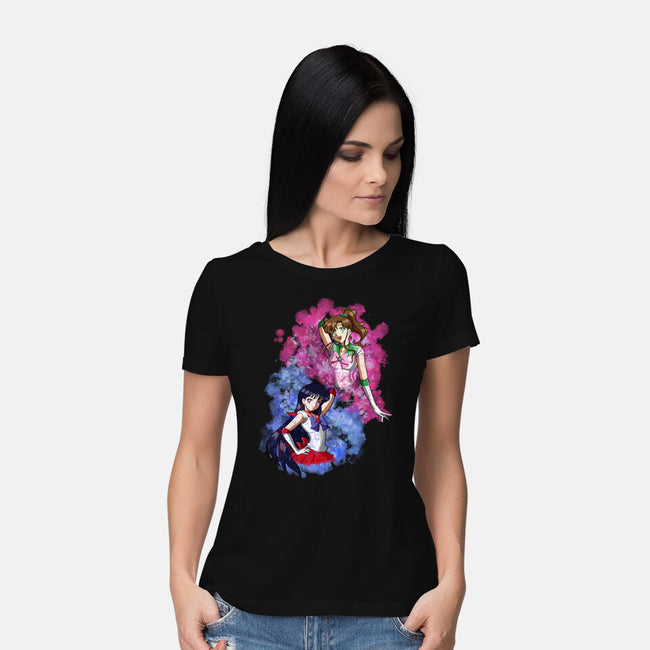 Mars And Jupiter-womens basic tee-nickzzarto