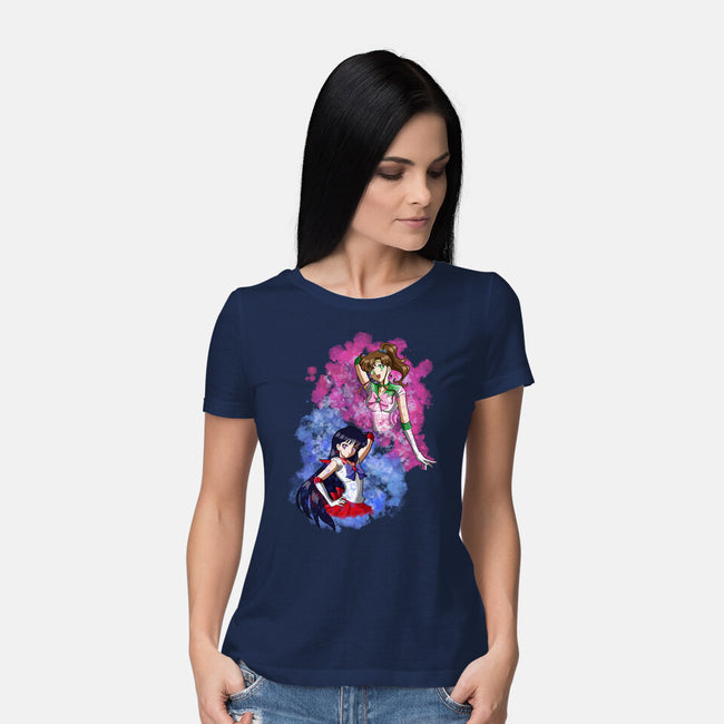 Mars And Jupiter-womens basic tee-nickzzarto
