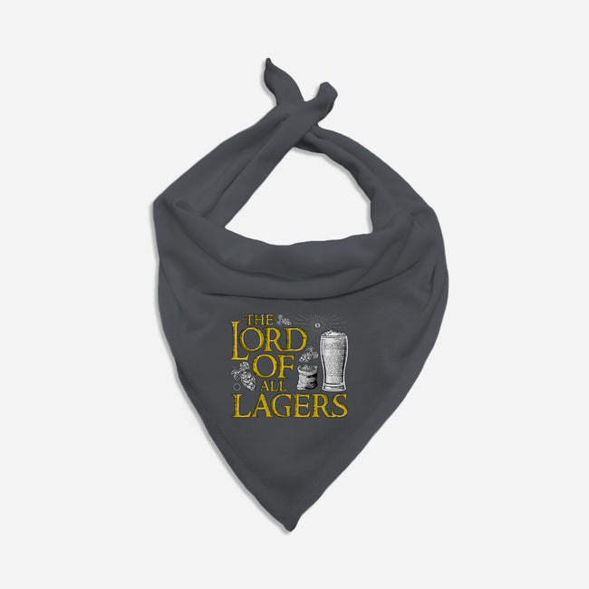 The Lord Of All Lagers-cat bandana pet collar-rocketman_art