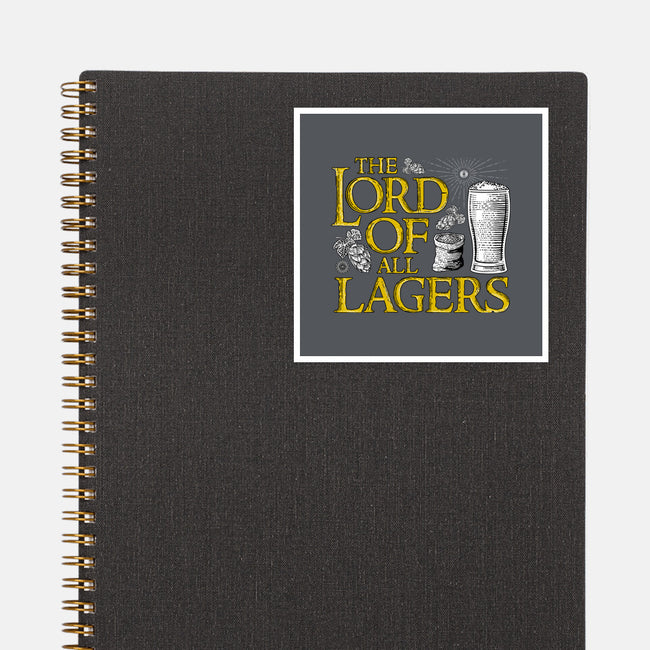 The Lord Of All Lagers-none glossy sticker-rocketman_art