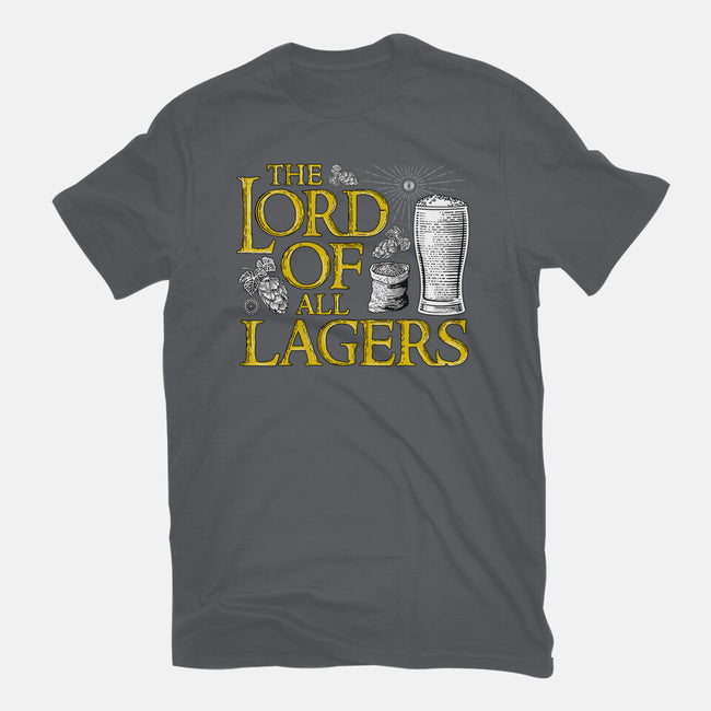 The Lord Of All Lagers-unisex basic tee-rocketman_art