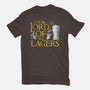 The Lord Of All Lagers-womens basic tee-rocketman_art