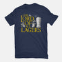 The Lord Of All Lagers-womens fitted tee-rocketman_art