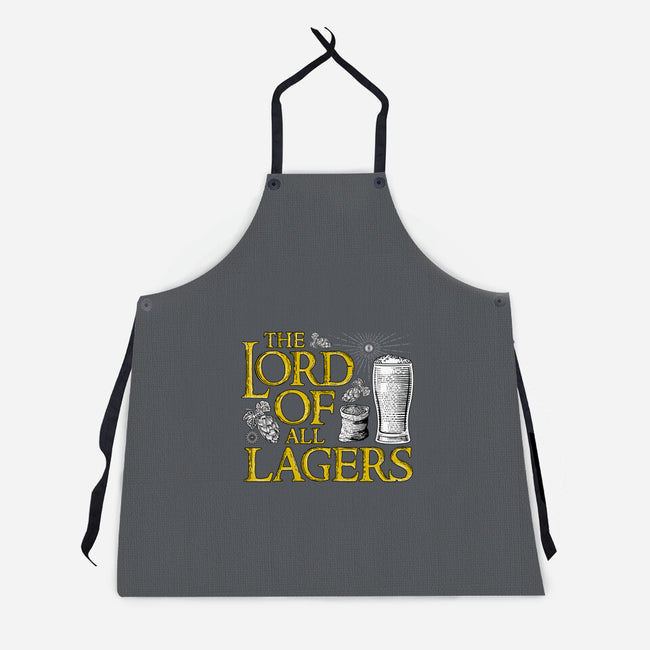 The Lord Of All Lagers-unisex kitchen apron-rocketman_art