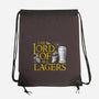 The Lord Of All Lagers-none drawstring bag-rocketman_art