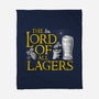 The Lord Of All Lagers-none fleece blanket-rocketman_art