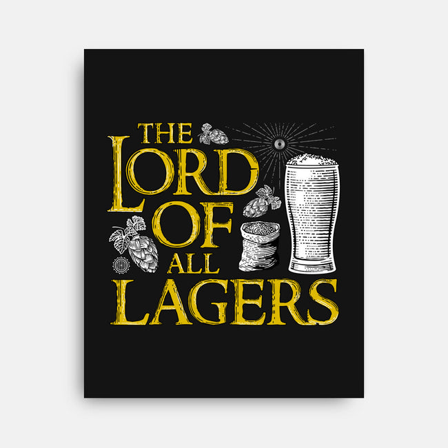 The Lord Of All Lagers-none stretched canvas-rocketman_art