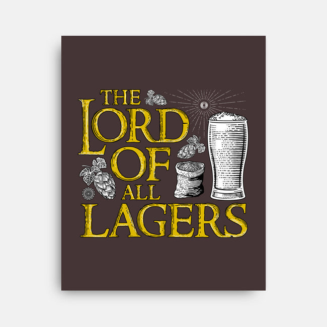 The Lord Of All Lagers-none stretched canvas-rocketman_art