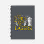 The Lord Of All Lagers-none dot grid notebook-rocketman_art