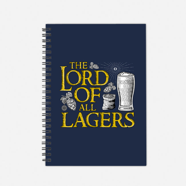 The Lord Of All Lagers-none dot grid notebook-rocketman_art