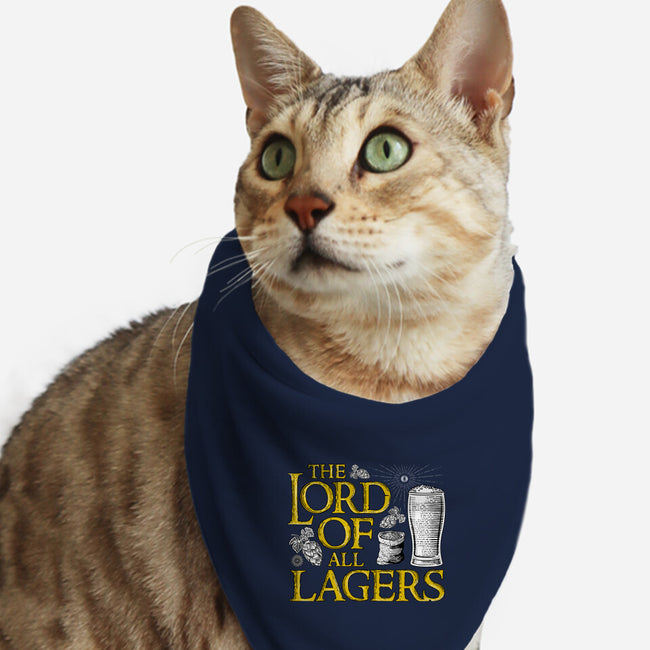 The Lord Of All Lagers-cat bandana pet collar-rocketman_art