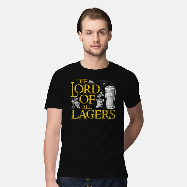 The Lord Of All Lagers-mens premium tee-rocketman_art