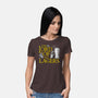 The Lord Of All Lagers-womens basic tee-rocketman_art