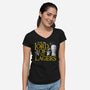 The Lord Of All Lagers-womens v-neck tee-rocketman_art