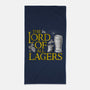 The Lord Of All Lagers-none beach towel-rocketman_art