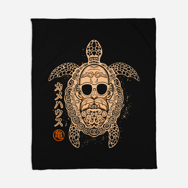 Oni Master Roshi-none fleece blanket-Rogelio