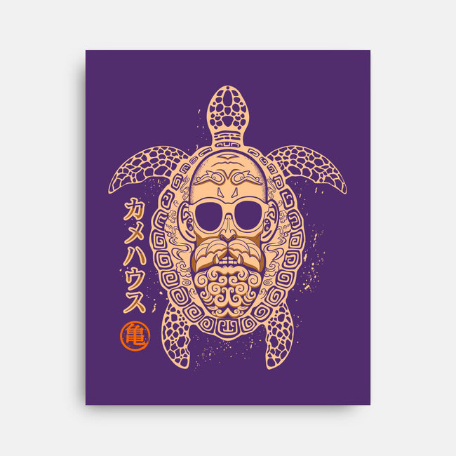 Oni Master Roshi-none stretched canvas-Rogelio