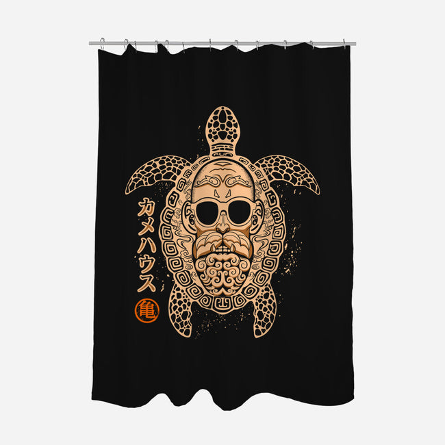 Oni Master Roshi-none polyester shower curtain-Rogelio