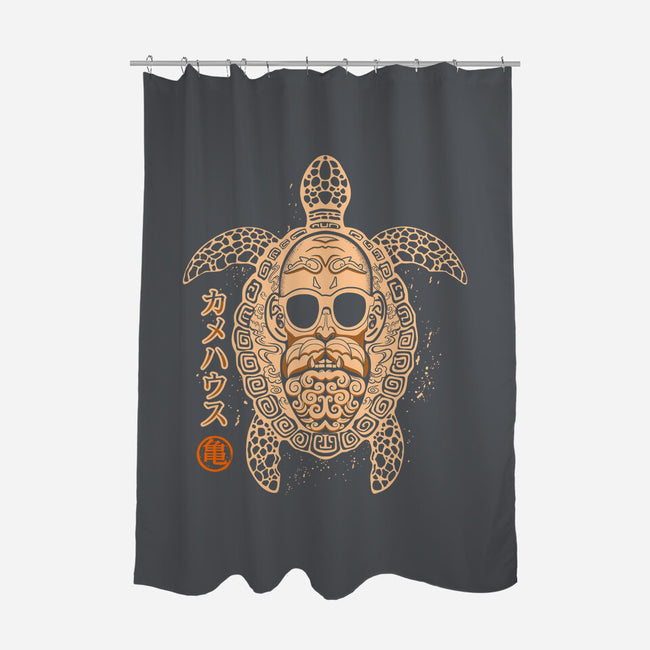 Oni Master Roshi-none polyester shower curtain-Rogelio