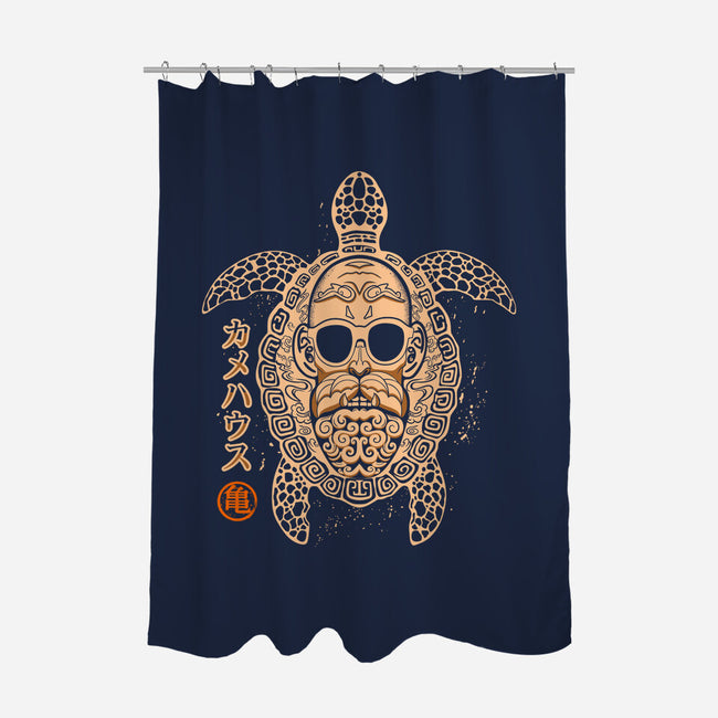 Oni Master Roshi-none polyester shower curtain-Rogelio