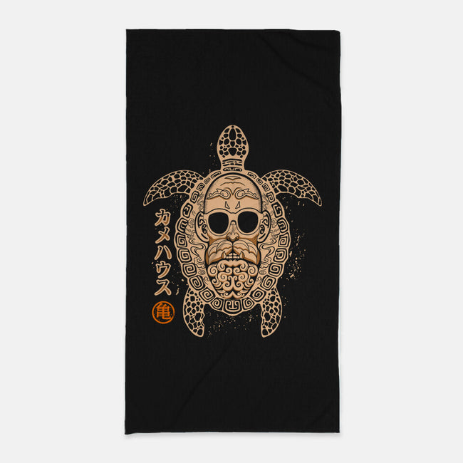 Oni Master Roshi-none beach towel-Rogelio