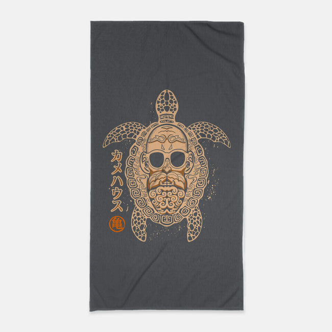 Oni Master Roshi-none beach towel-Rogelio